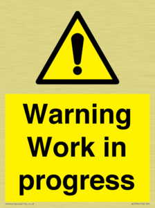 Warning Work in progress